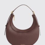 COCCINELLE Whisper Mini Leather Shoulder Bag with Adjustable Handle