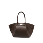Demellier New York Buckle Leather Tote Bag