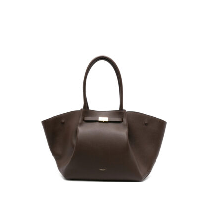 Demellier New York Buckle Leather Tote Bag