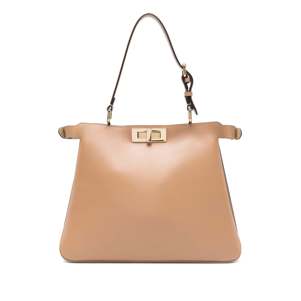 Fendi Turnlock Handle Tote Bag