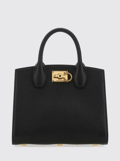 FERRAGAMO Studio Box Bag Leather Handbag
