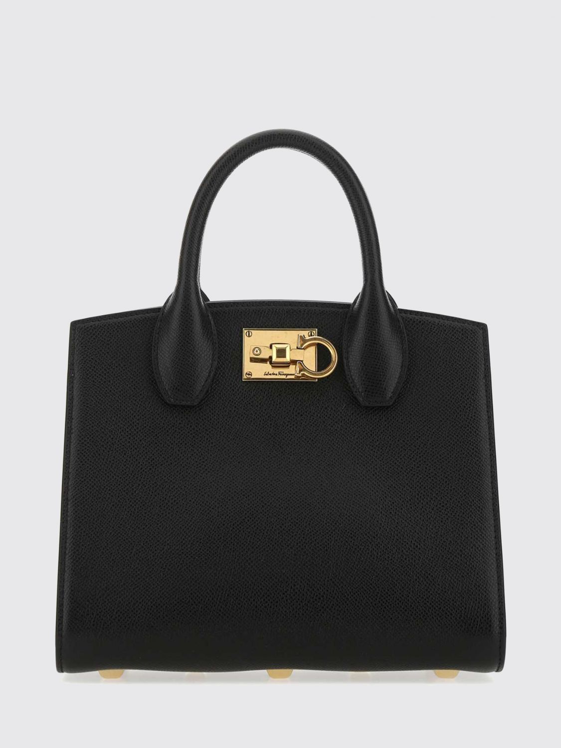 FERRAGAMO Studio Box Bag Leather Handbag