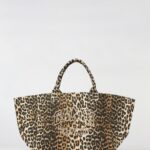 GANNI Tote Bag Woman color Brown