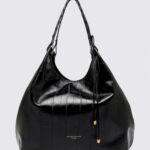 GIANNI CHIARINI Dua Cowhide Leather Shoulder Bag with Double Handle