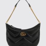 GUCCI GG Marmont Matelassé Nappa Hobo Shoulder Bag with Monogram