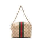 Gucci GG Supreme Web-stripe Clutch Bag