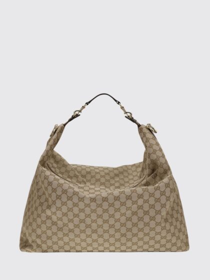 GUCCI Large Brera GG Monogram Jacquard Fabric Shoulder Bag