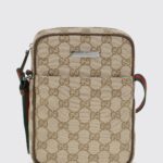 GUCCI Mini Crossbody Bag in GG Supreme Fabric with Monogram