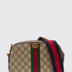 GUCCI Ophidia GG Supreme Camera Bag with Web Stripe
