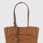 HELEN KAMINSKI Premiere Wool Blend and Leather Shoulder Bag with Double Handle