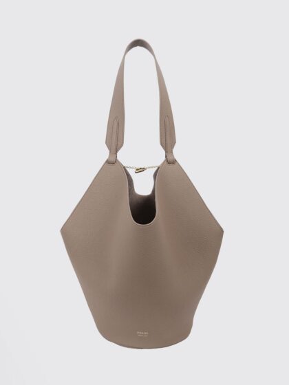 KHAITE Medium Lotus Grained Calfskin Leather Tote Bag