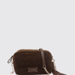 LA CARRIE Faux Fur Mini Camera Bag with Charms and Tassels