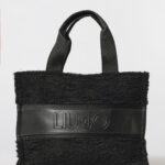 LIU JO Girl's Faux Fur Tote Bag with Removable Shoulder Strap