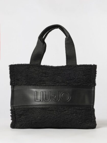 LIU JO Girl's Faux Fur Tote Bag with Removable Shoulder Strap