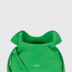 LOEWE Coil Flamenco Mini Bucket Bag in Calfskin Leather with Drawstring