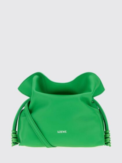LOEWE Coil Flamenco Mini Bucket Bag in Calfskin Leather with Drawstring