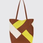 LOEWE Puzzle Fold Large Bicolour Calfskin Tote Bag