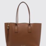 MARC JACOBS Pop J Marc Work Tote Bag in Leather with Double J Logo