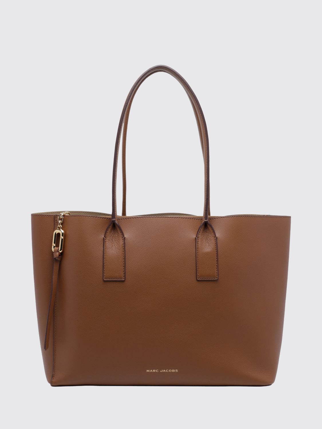 MARC JACOBS Pop J Marc Work Tote Bag in Leather with Double J Logo