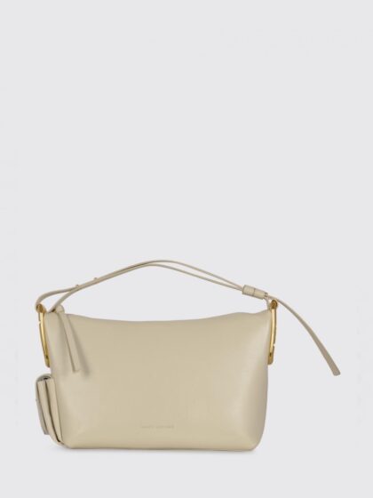 MARC JACOBS Scene Leather Tote Bag with Laminated Double J Logo