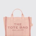 MARC JACOBS The Medium Tote Bag in Canvas with Contrasting Logo Print