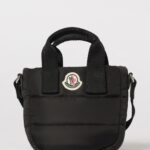MONCLER Boy's Small Quilted and Padded Nylon Tote Bag with Logo