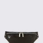 RICK OWENS Grained Calfskin Belt Bag with Metal Ring