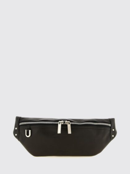 RICK OWENS Grained Calfskin Belt Bag with Metal Ring