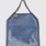 STELLA MCCARTNEY Falabella Mini Tote Bag with Chain Trims