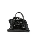 The Attico Mini La Passeggiata Crocodile-effect Tote Bag