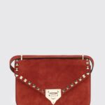 VALENTINO GARAVANI Rockstud Suede Mini Crossbody Bag with Studs
