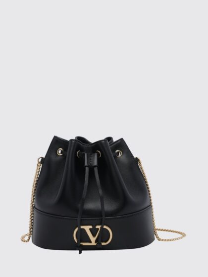 VALENTINO GARAVANI VLogo Signature Mini Bucket Bag in Calf Leather