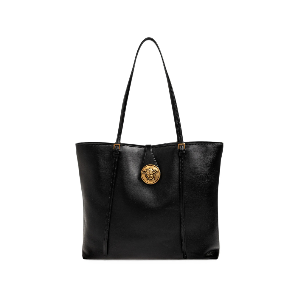Versace Medusa Leather Tote Bag