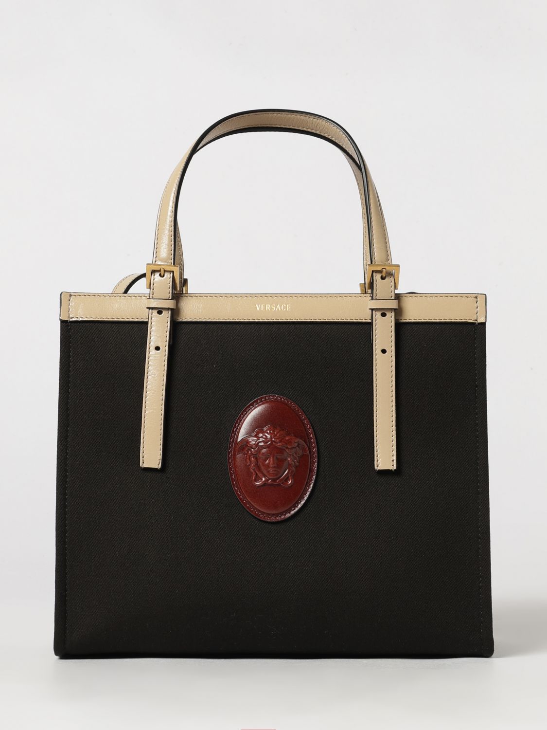 VERSACE Tote Bag Woman color Black