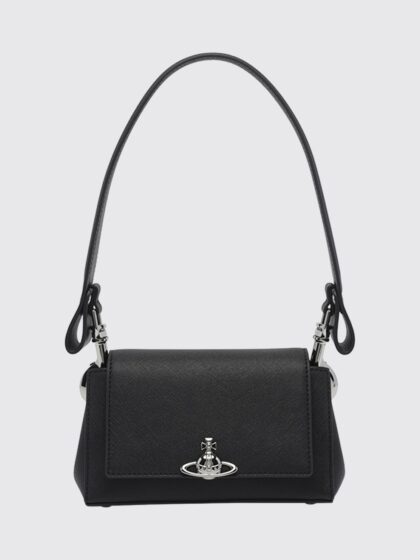 VIVIENNE WESTWOOD Hazel Mini Shoulder Bag with Orb Logo and Chain Strap